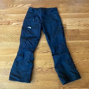 North Face women’s black ski pants size Medium Regular length